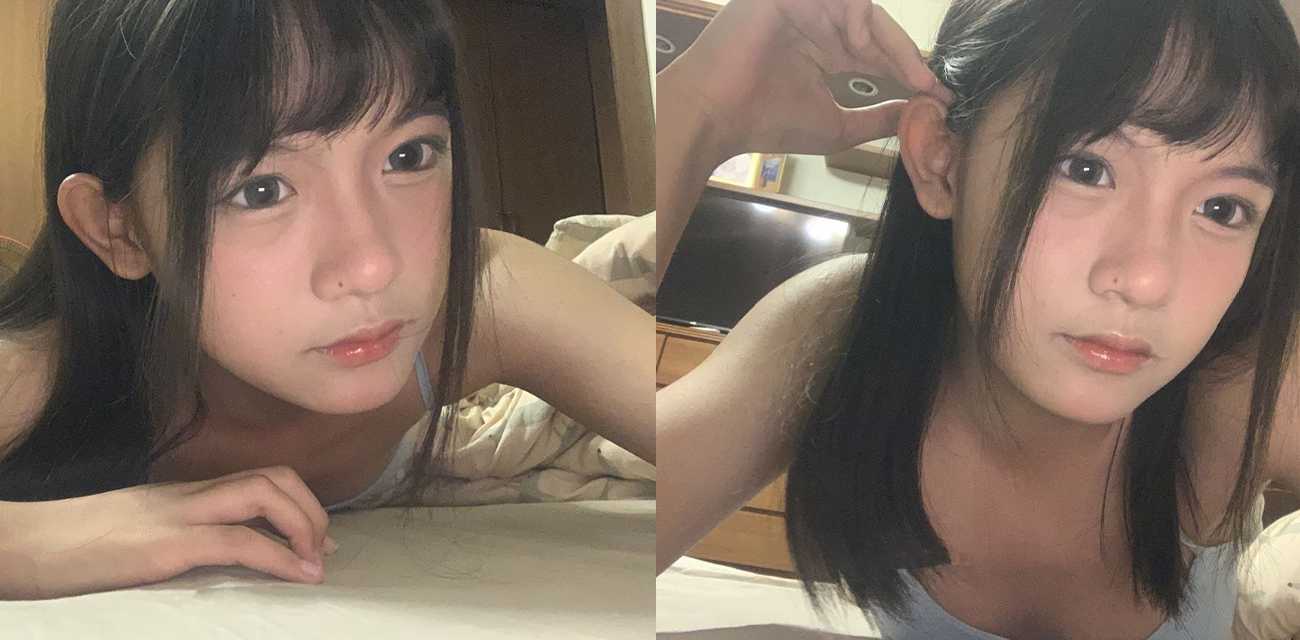 刚满18岁的超清纯学生妹【张硕晴】揉奶自慰视频流出，露脸无套做爱粉嫩小穴无比诱人